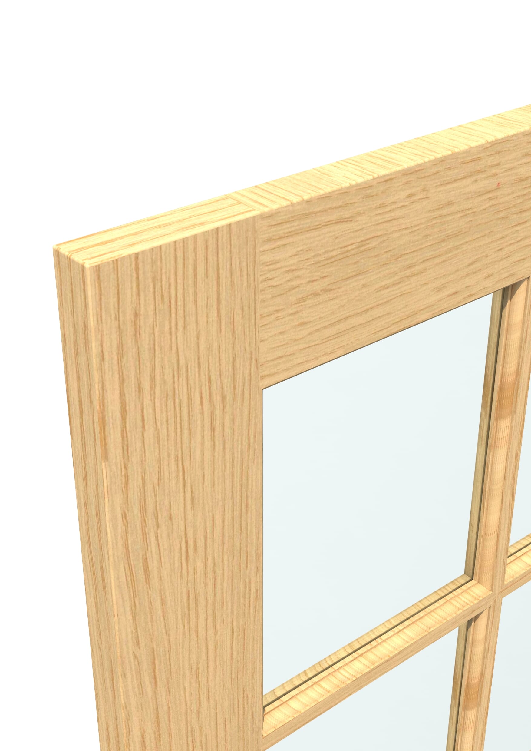 762x1981x35mm Mexicano Oak 6L - Prefinished
