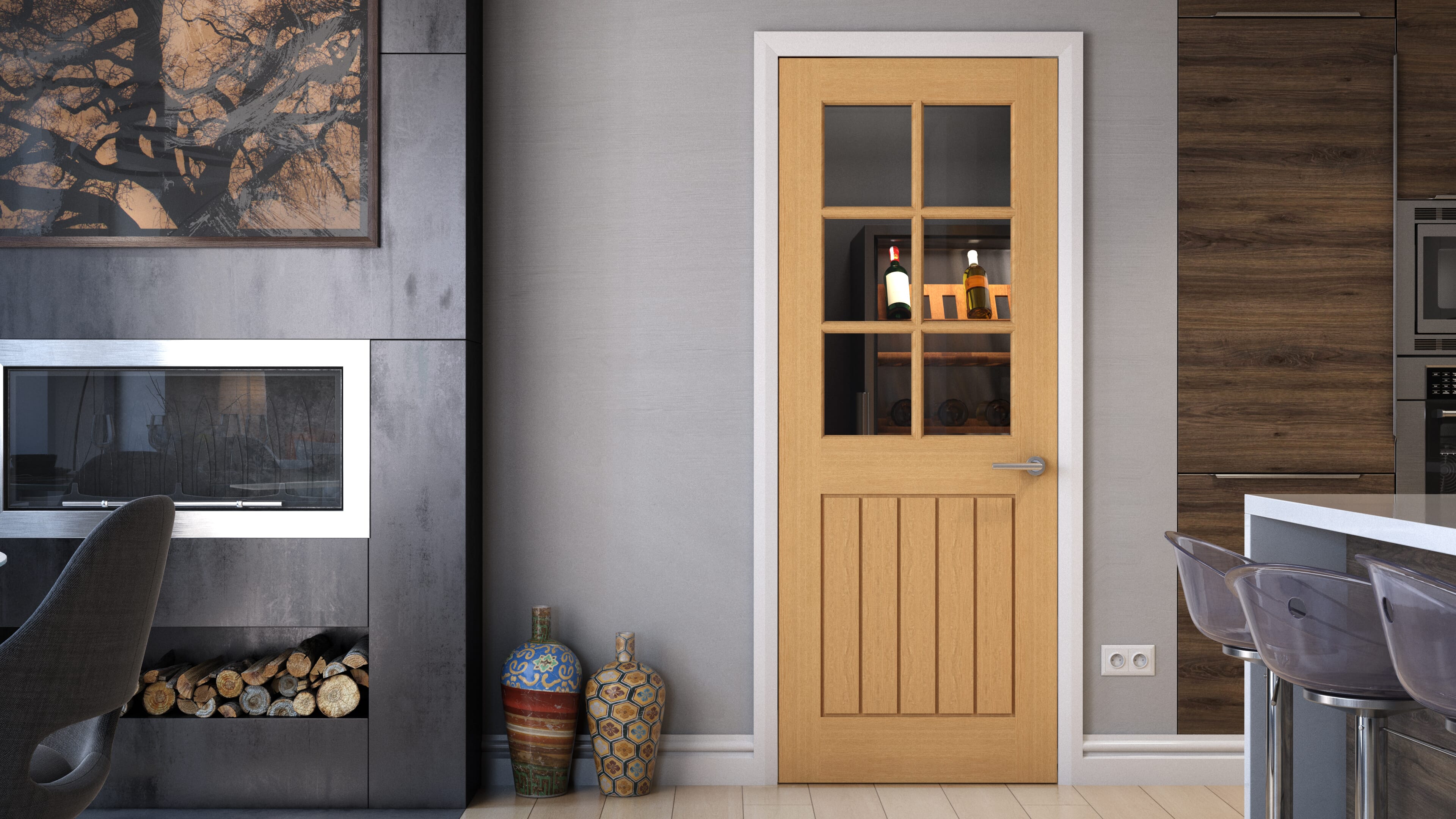 Mexicano Oak 6l - Prefinished Internal Doors At Climadoor