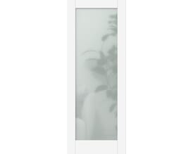 Shaker Glazed White - Frosted Internal Doors