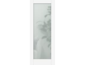 Shaker Glazed White - Frosted Internal Doors
