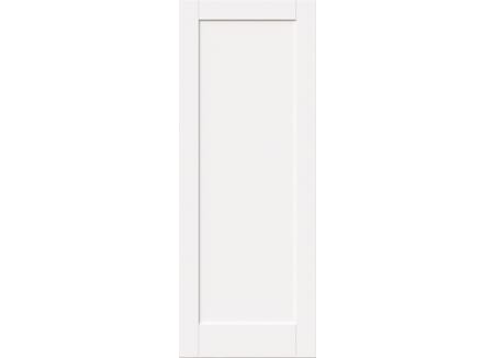 White Shaker 1 Panel Internal Doors
