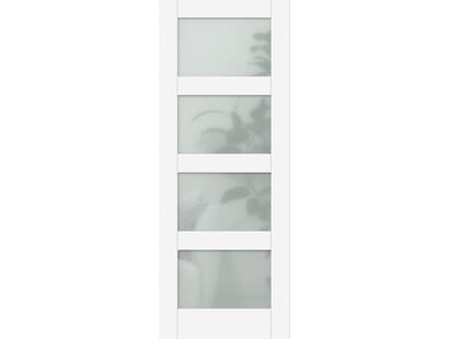 White Shaker 4l Frosted Glass Image