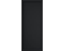 Slimline Black Shaker 1 Panel Internal Doors