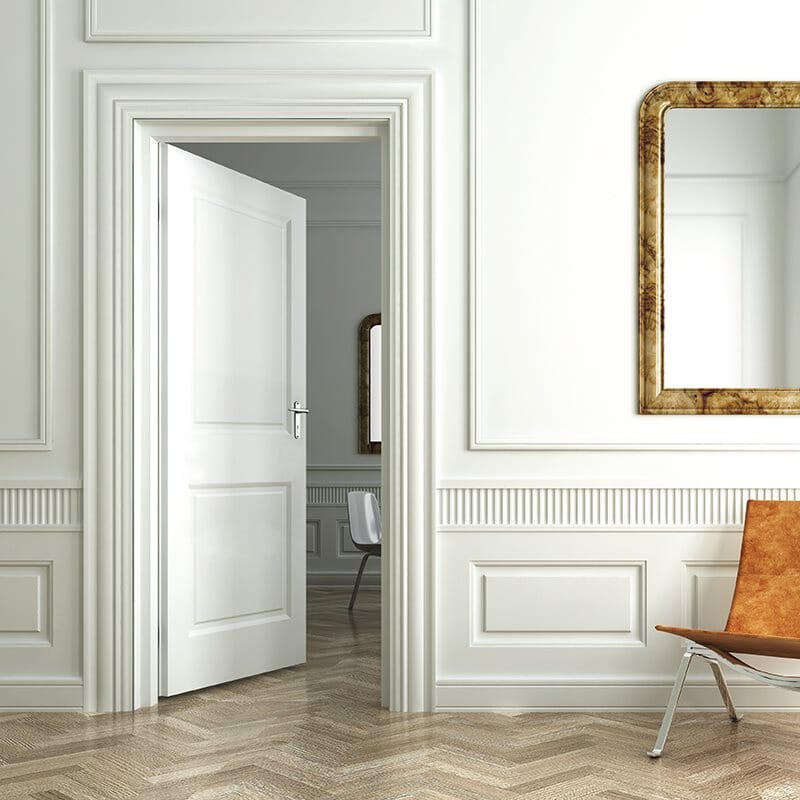 Cambridge White Primed 2 Panel Internal Door