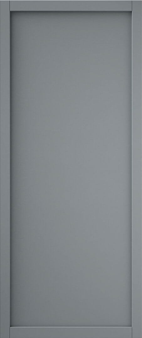 Slimline Grey Shaker 1 Panel Interior Door