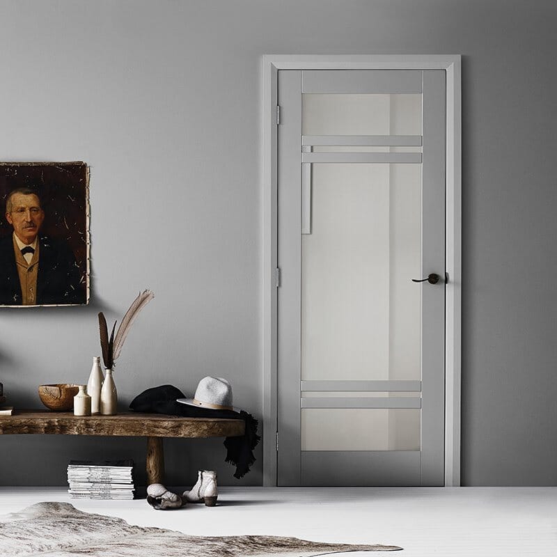 Moda White Clear Glazed Customisable Internal Door