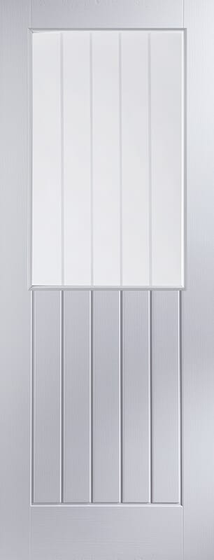 Newark Vertical Etch Glazed Door