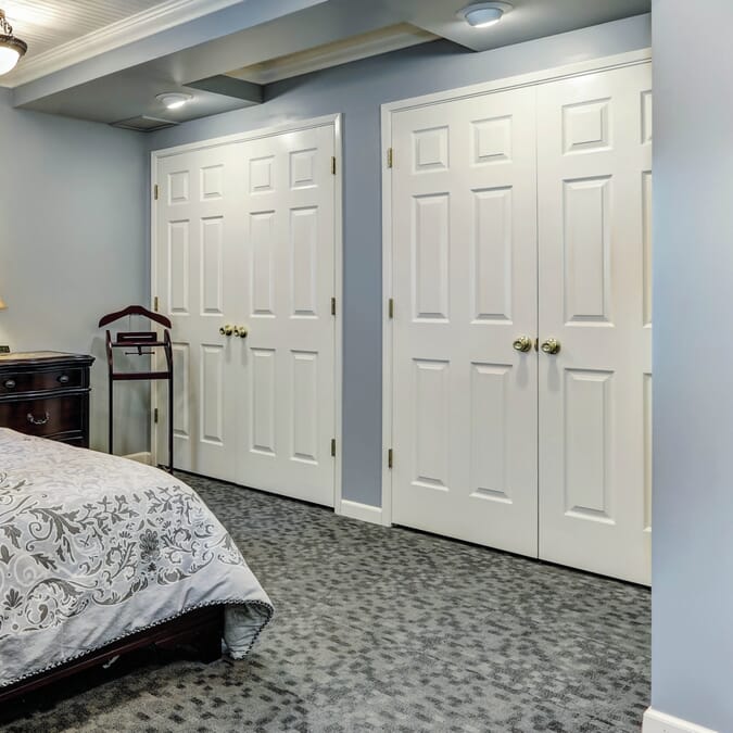1981 x 610 x 44mm (24") White Grained Colonist FD30 Fire Door