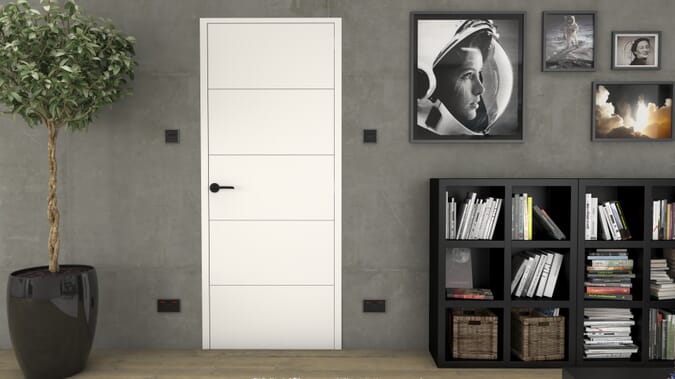 1981 x 610 x 35mm (24") Orta White Prefinished  Internal Door