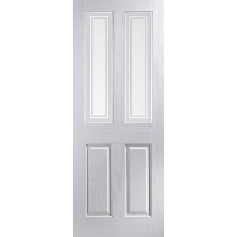 White Oakfield 2L Etched Internal Doors
