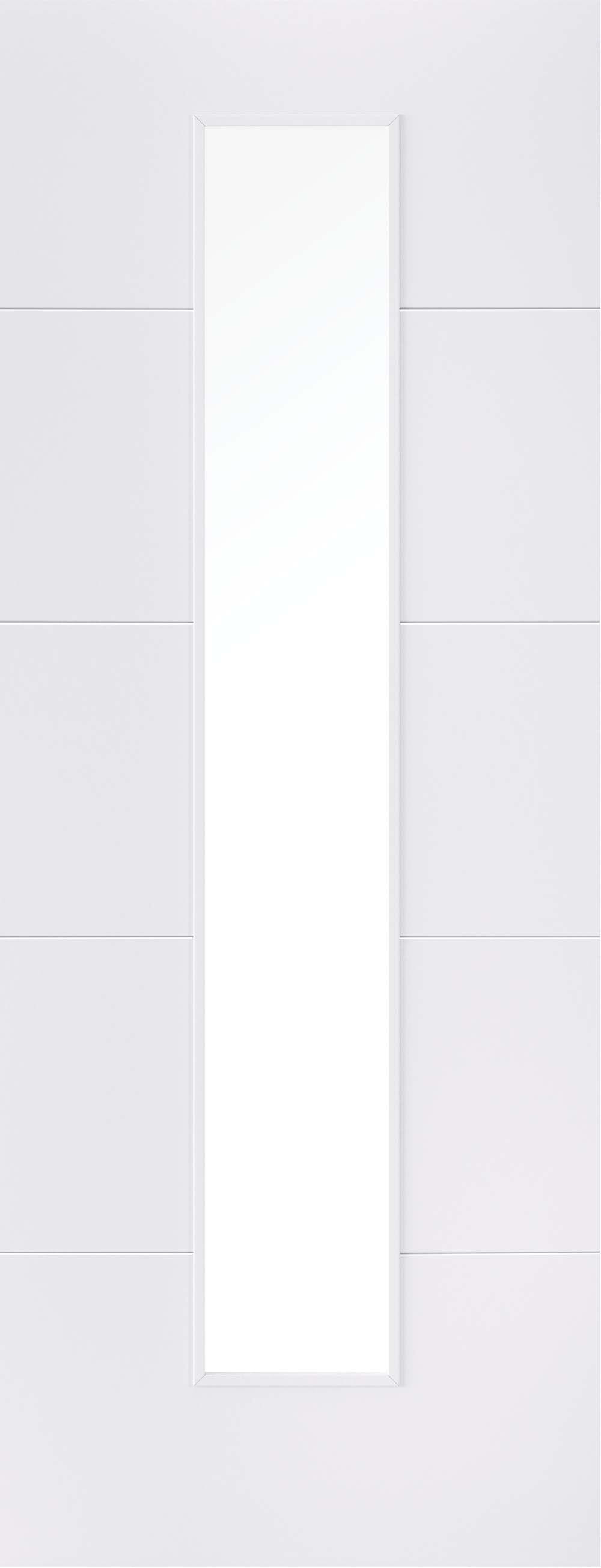 Santandor White 1L - Clear Glazed Internal Doors