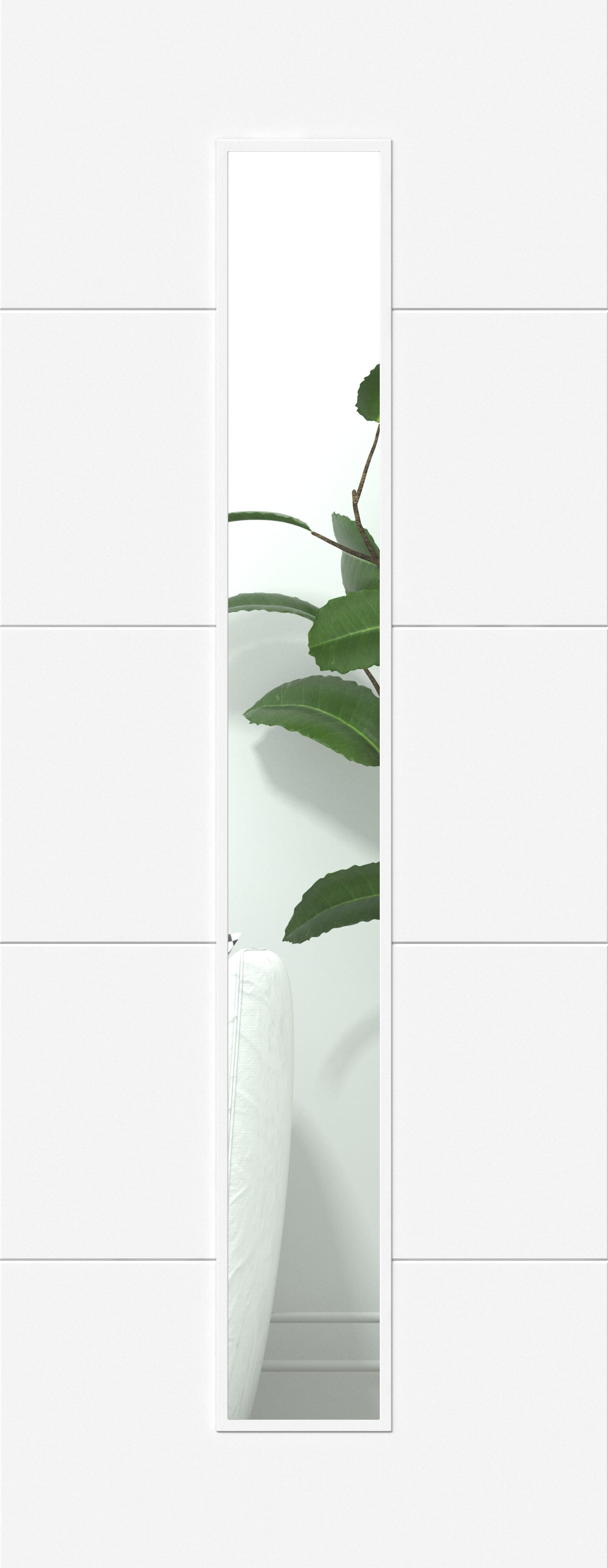 1981 x 838 x 35mm Orta 1L Clear Glazed White Prefinished Internal Doors