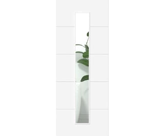 Orta 1L Clear Glazed White Prefinished Internal Doors