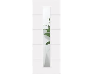 Orta 1L Clear Glazed White Prefinished Internal Doors