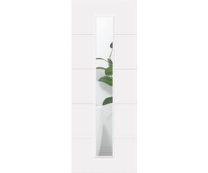 Orta 1L Clear Glazed White Prefinished Internal Doors