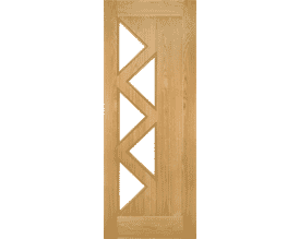 Ely 5L Glazed Oak - Prefinished Internal Doors