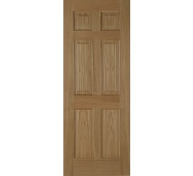 Oak 6 Panel Internal Doors