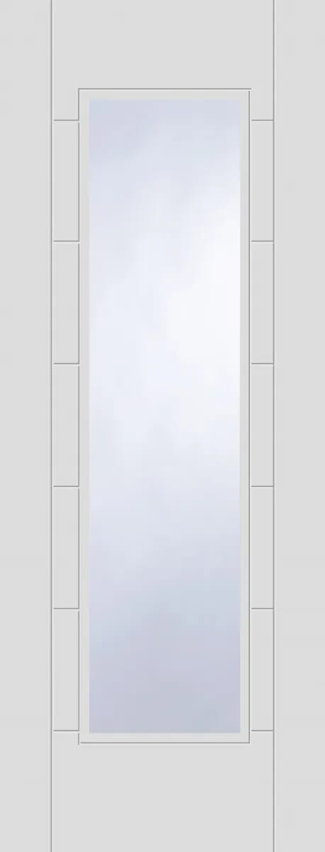White Corsica 1L Clear Glazed Internal Doors