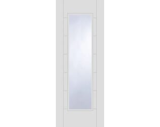 White Corsica 1L Clear Glazed Internal Doors
