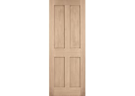 1981 x 762 x 35mm London Oak 4 Panel Prefinished Internal Doors