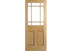 2032 x 813 x 35mm Downham Oak 9L Unglazed Internal Doors