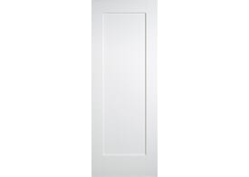 2040 x 826 x 44mm White Primed Shaker 1 Panel Internal Doors