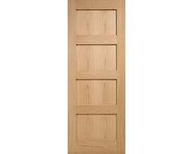 Oak Unfinished Shaker 4 Panel Internal Doors