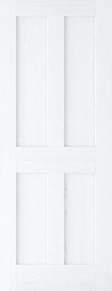 London White Grained 4 Panel Internal Doors
