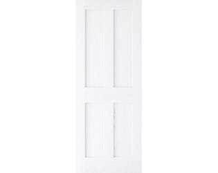 London White Grained 4 Panel Internal Doors