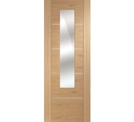 Portici Oak With Mirror - Prefinished Internal Doors