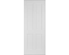 Victorian Style White 4 Panel Fire Door by PM Mendes