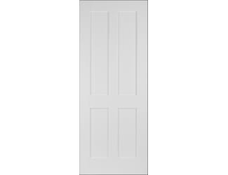 White Victorian Style 4 Panel Internal Doors by PM Mendes