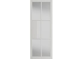 610x1981x35mm (24") Civic White Clear Glazed Internal Doors