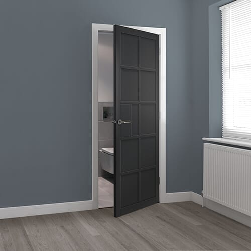 762x1981x35mm (30") Plaza Black Internal Doors
