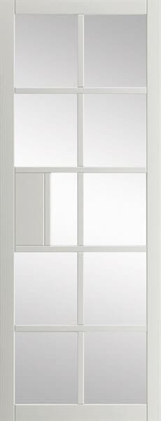 Plaza White Clear Glazed Internal Doors
