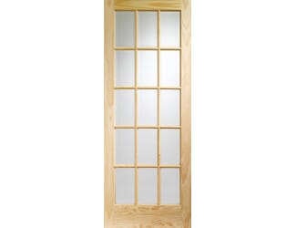 Clear Pine SA77 15 Light Internal Doors
