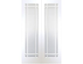White Cheshire Rebated Pair - Prefinished Internal Doors