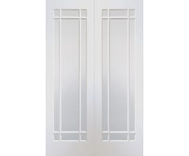 White Cheshire Rebated Pair - Prefinished Internal Doors
