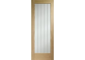 2040 x 626 x 40mm Suffolk Pattern 10 Oak - Prefinished Internal Doors