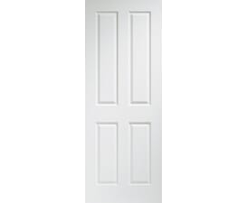 2040 x 726 x 40mm White Moulded Victorian 4 Panel - Prefinished Internal Doors