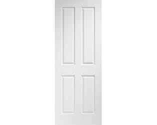 White Moulded Victorian 4 Panel - Prefinished Internal Doors