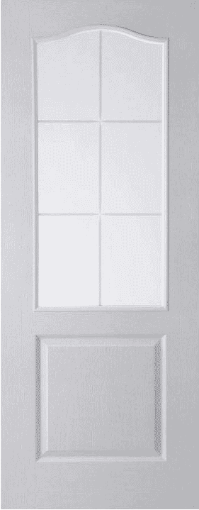 White Camden 6L Etched Internal Doors