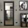 Black Heritage 3 Lite Clear Glazed Internal Door