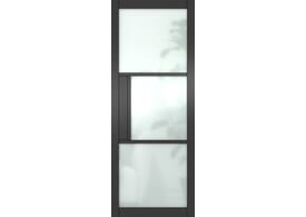 1981 x 838 x 35mm Heritage Black Frosted Glass Internal Doors