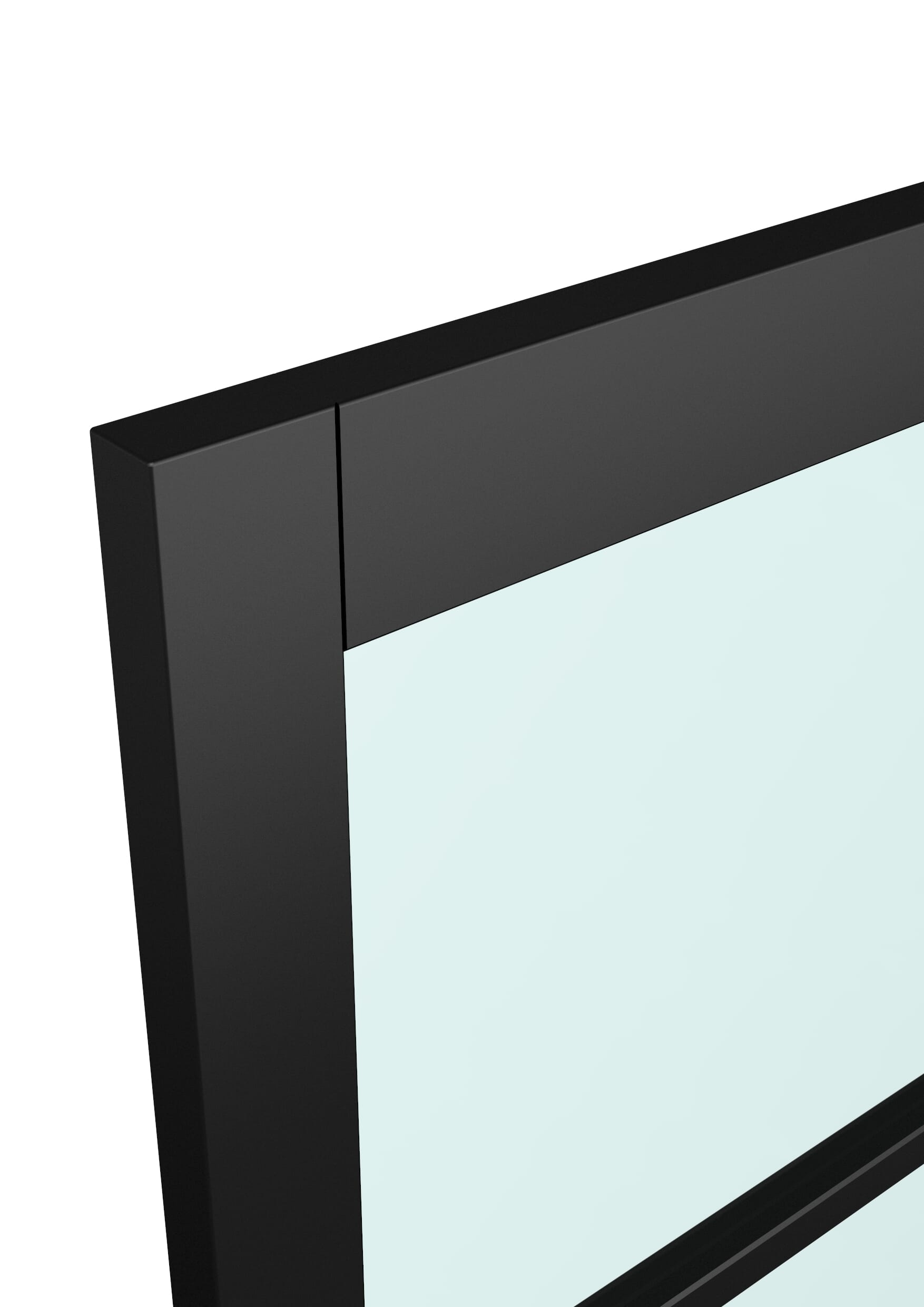 1981 x 419 x 35mm Kensington Black 4L Glazed - Prefinished Internal Doors
