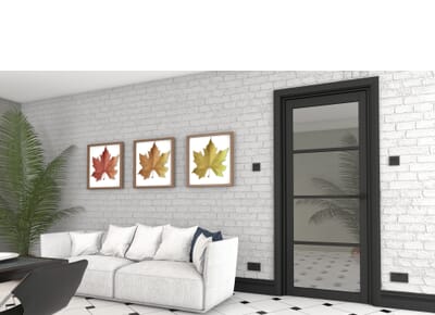 Kensington Black Internal Doors Image