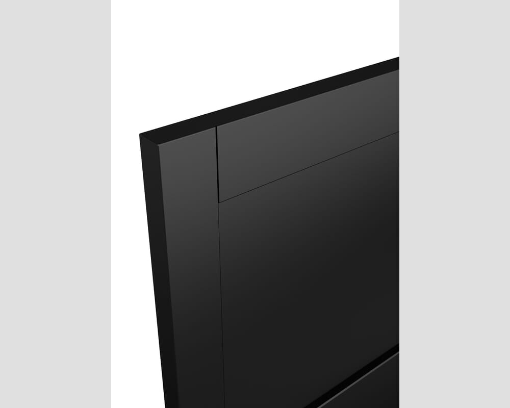 1981 x 762 x 44mm Kensington Black 4 Panel Prefinished Internal Doors