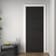 Black Shaker 4 Panel Internal Door