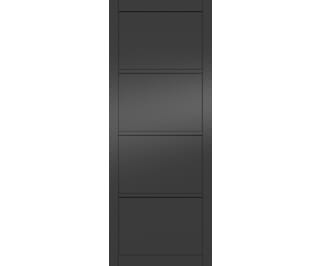 Kensington Black 4 Panel Prefinished Internal Doors