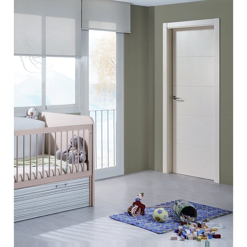 Linea 5P White Primed Internal Doors